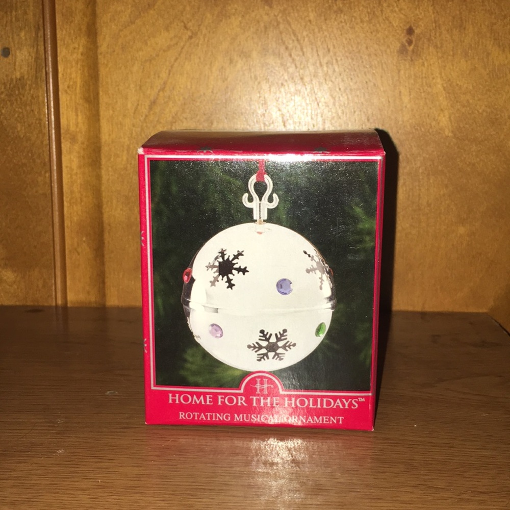 Home For The Holidays Rotating Musical Ornament